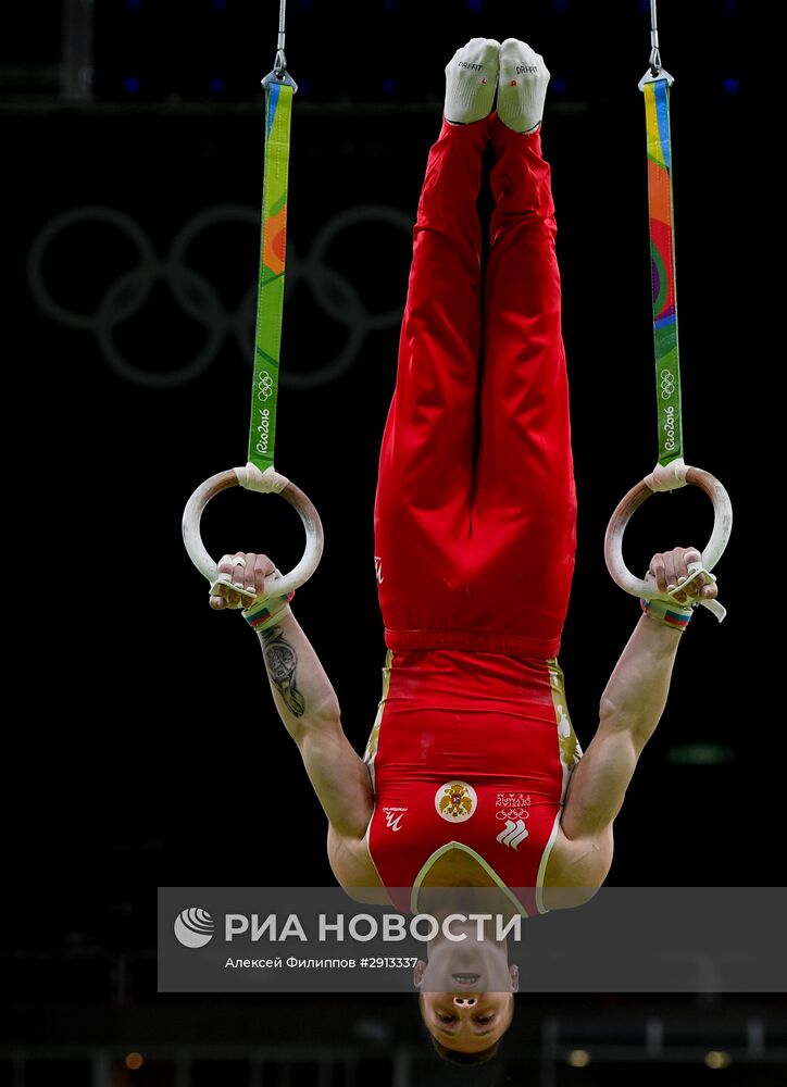 Олимпиада 2016. Спортивная гимнастика. Мужчины. Кольца