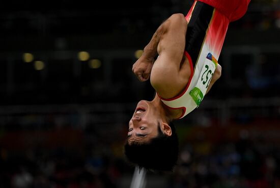 Олимпиада 2016. Спортивная гимнастика. Мужчины. Опорный прыжок