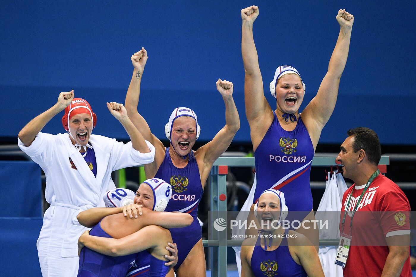 Олимпиада 2016. Водное поло. Женщины. Матч Россия - Испания