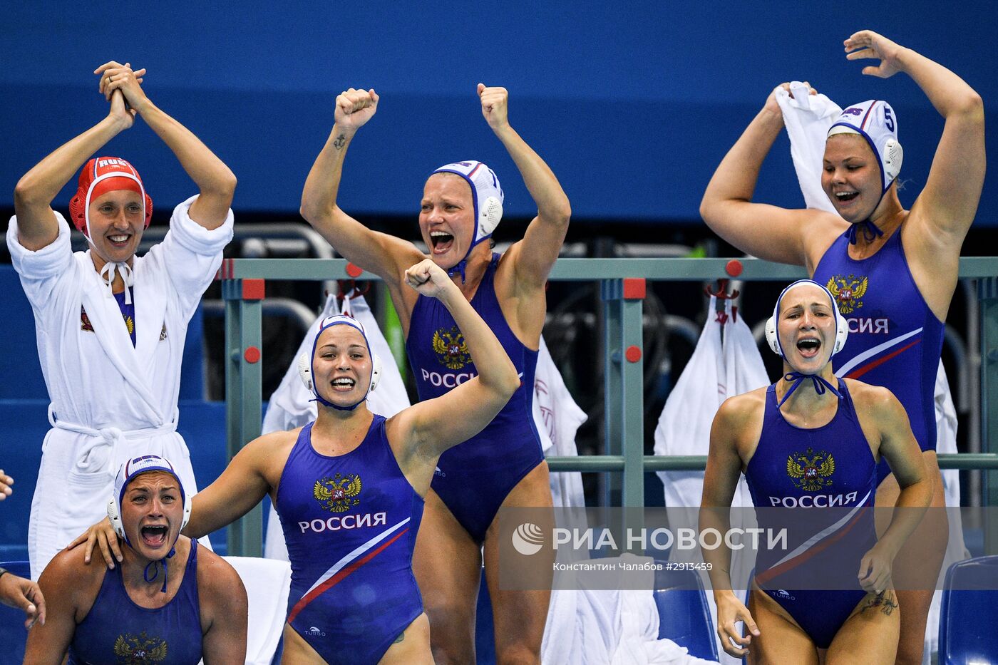 Олимпиада 2016. Водное поло. Женщины. Матч Россия - Испания