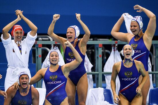 Олимпиада 2016. Водное поло. Женщины. Матч Россия - Испания