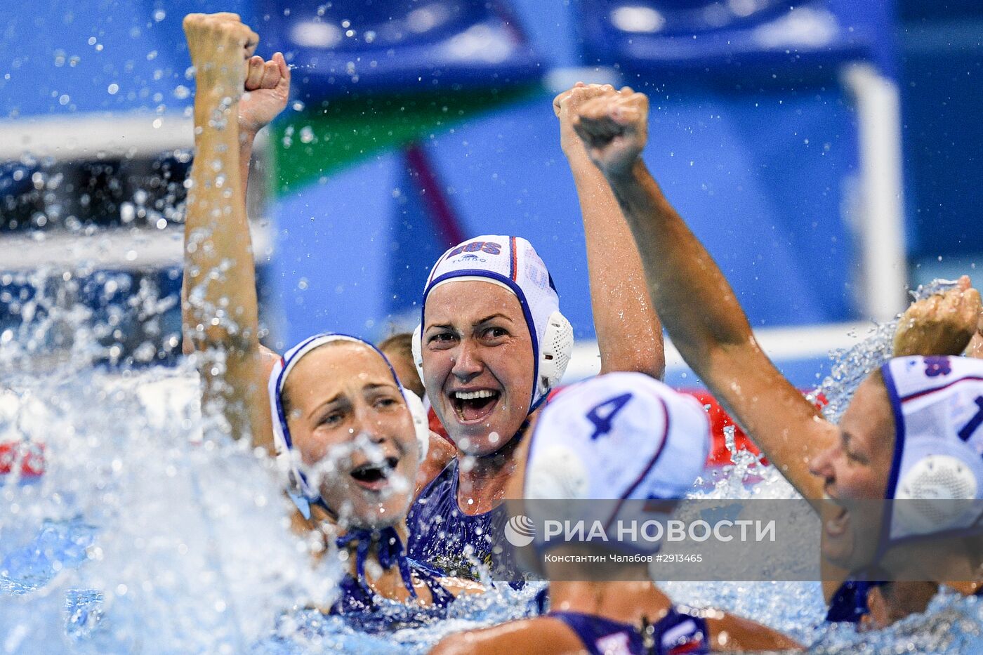 Олимпиада 2016. Водное поло. Женщины. Матч Россия - Испания
