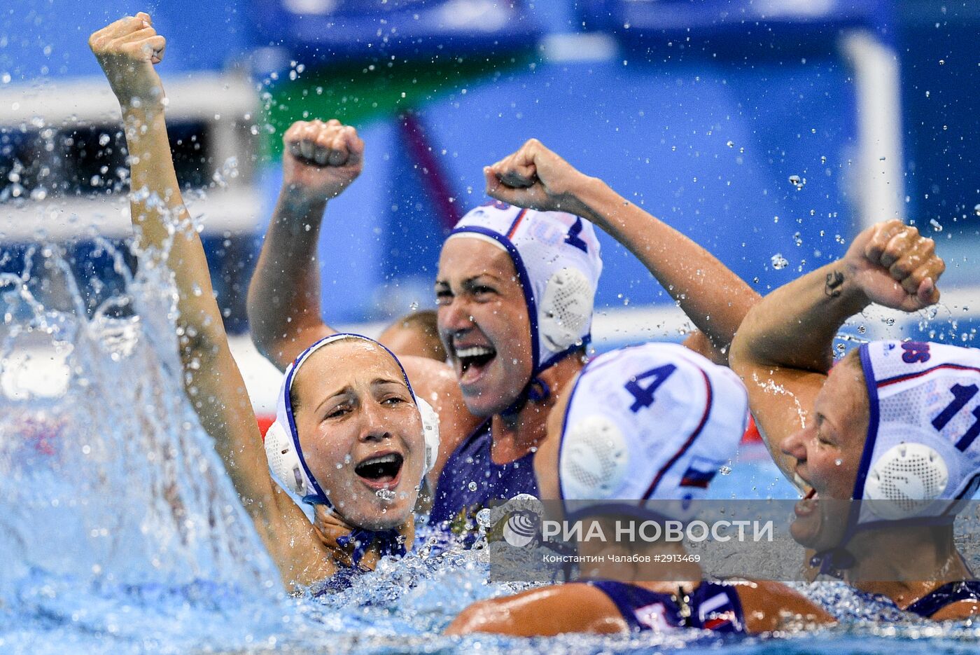 Олимпиада 2016. Водное поло. Женщины. Матч Россия - Испания