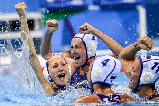 Олимпиада 2016. Водное поло. Женщины. Матч Россия - Испания