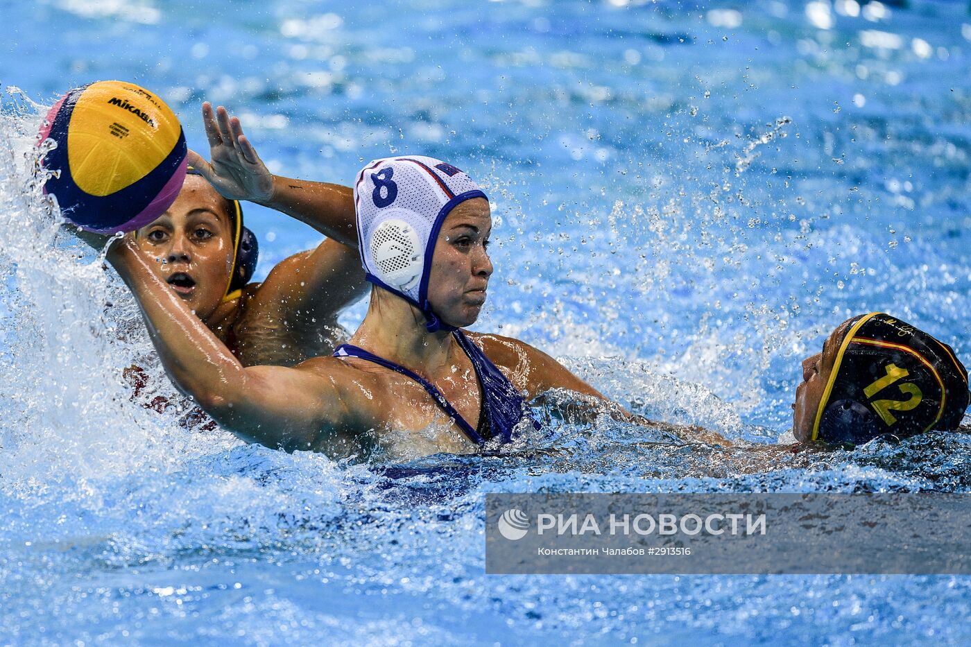 Олимпиада 2016. Водное поло. Женщины. Матч Россия - Испания