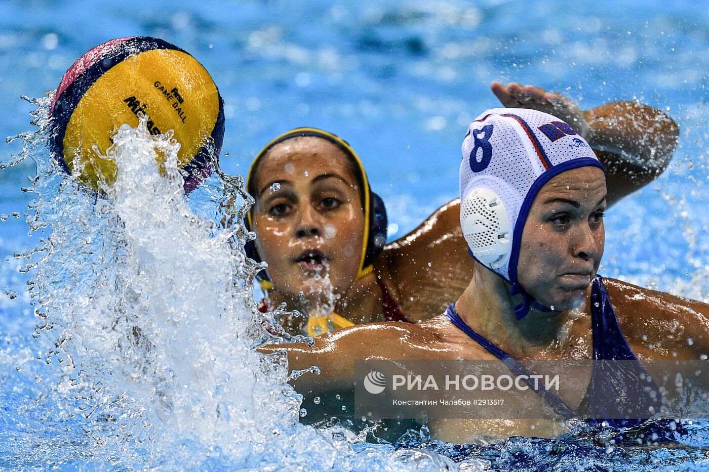 Олимпиада 2016. Водное поло. Женщины. Матч Россия - Испания