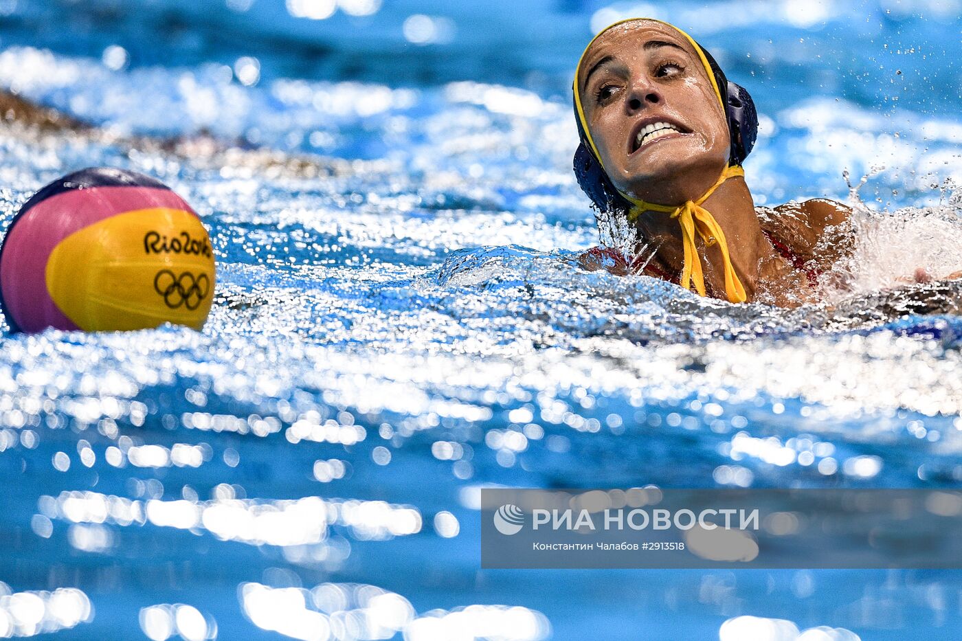 Олимпиада 2016. Водное поло. Женщины. Матч Россия - Испания