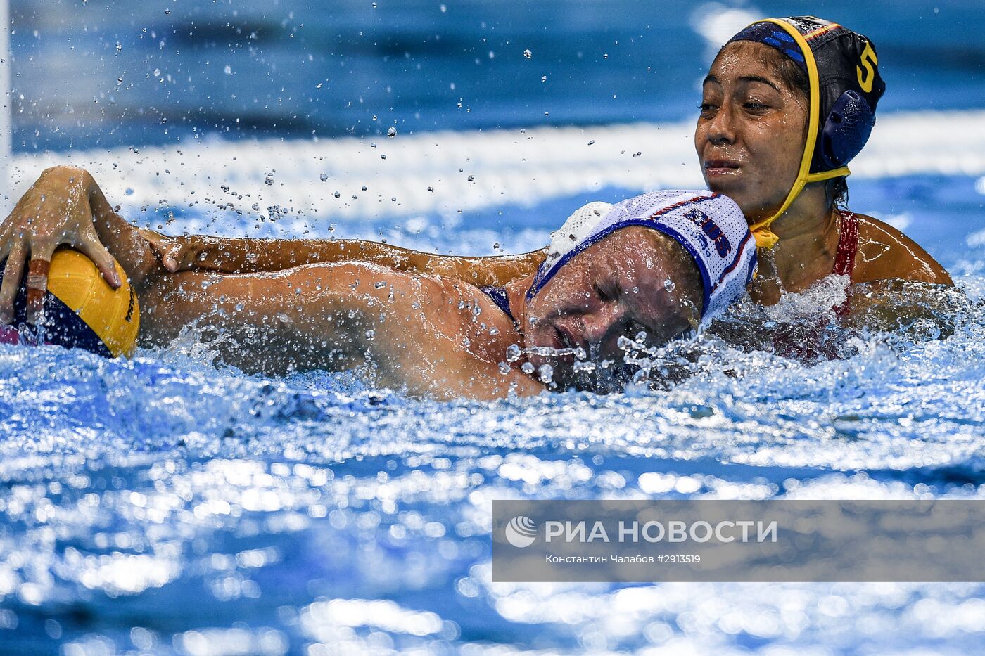 Олимпиада 2016. Водное поло. Женщины. Матч Россия - Испания