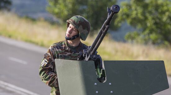 Репетиция парада военной техники ко Дню независимости Молдавии