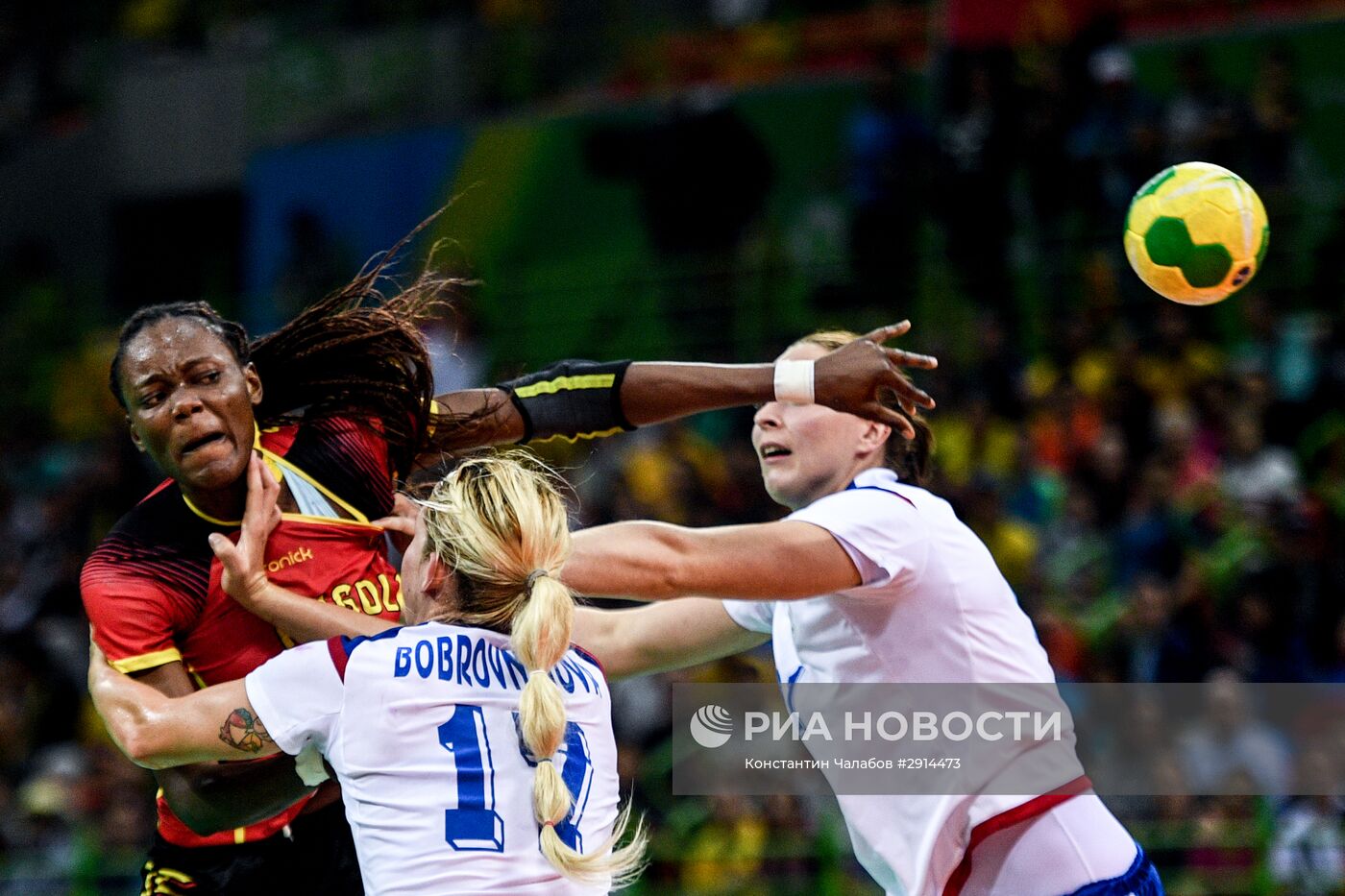 Олимпиада 2016. Гандбол. Женщины. Матч Россия - Ангола