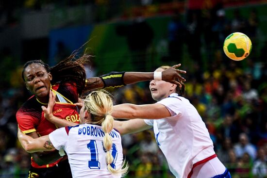 Олимпиада 2016. Гандбол. Женщины. Матч Россия - Ангола