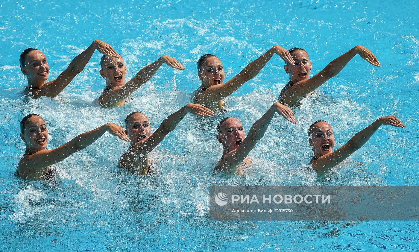 Олимпиада 2016. Синхронное плавание. Группы. Техническая программа