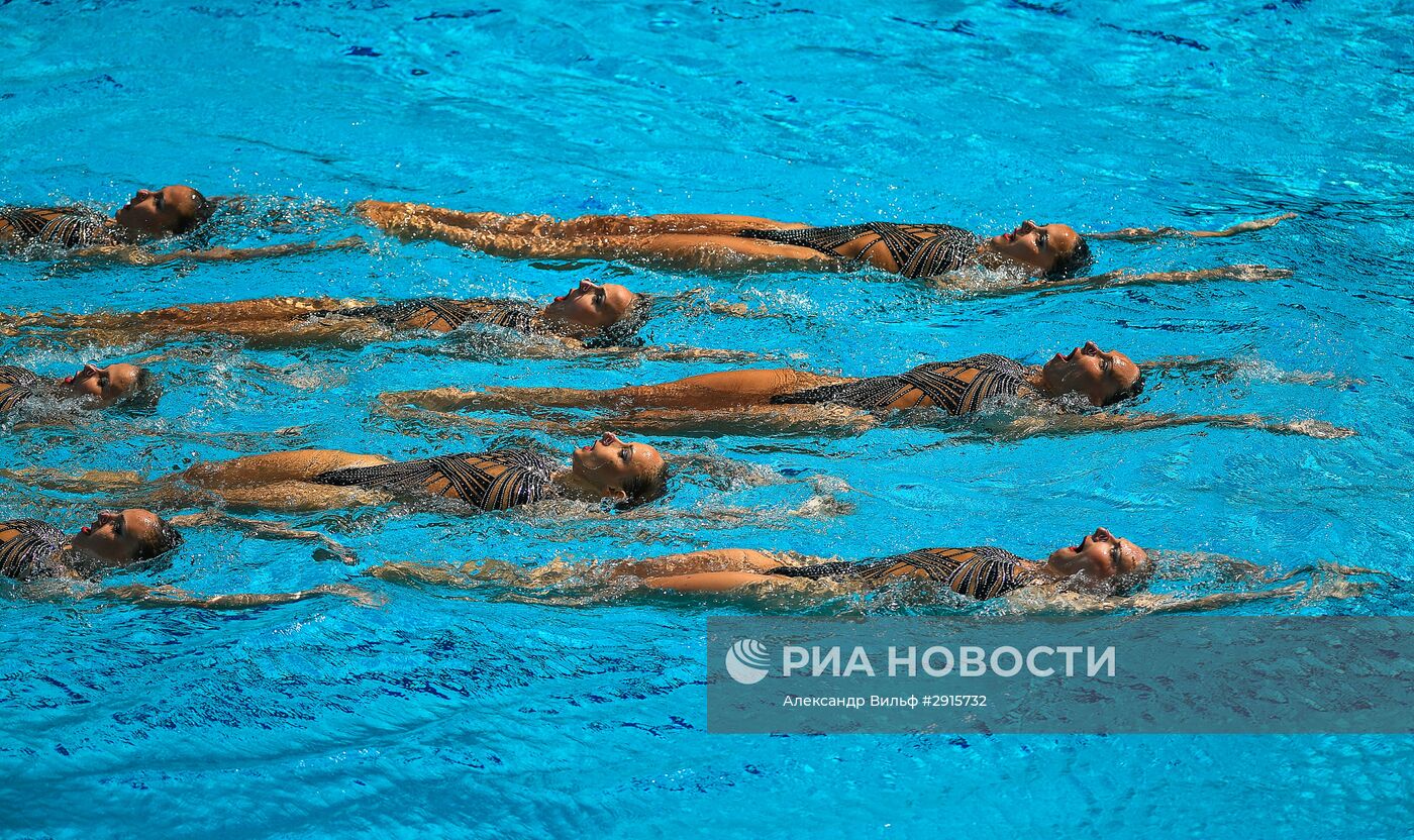 Олимпиада 2016. Синхронное плавание. Группы. Техническая программа