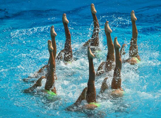 Олимпиада 2016. Синхронное плавание. Группы. Техническая программа