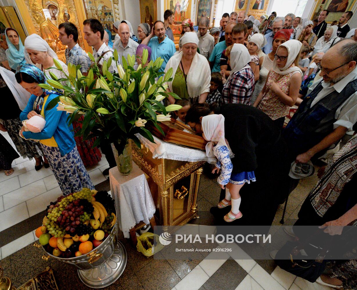 Праздник Преображения Господня в городах России