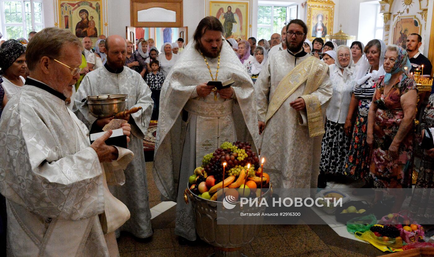 Праздник Преображения Господня в городах России