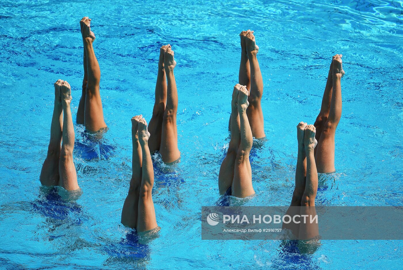 Олимпиада 2016. Синхронное плавание. Группы. Произвольная программа