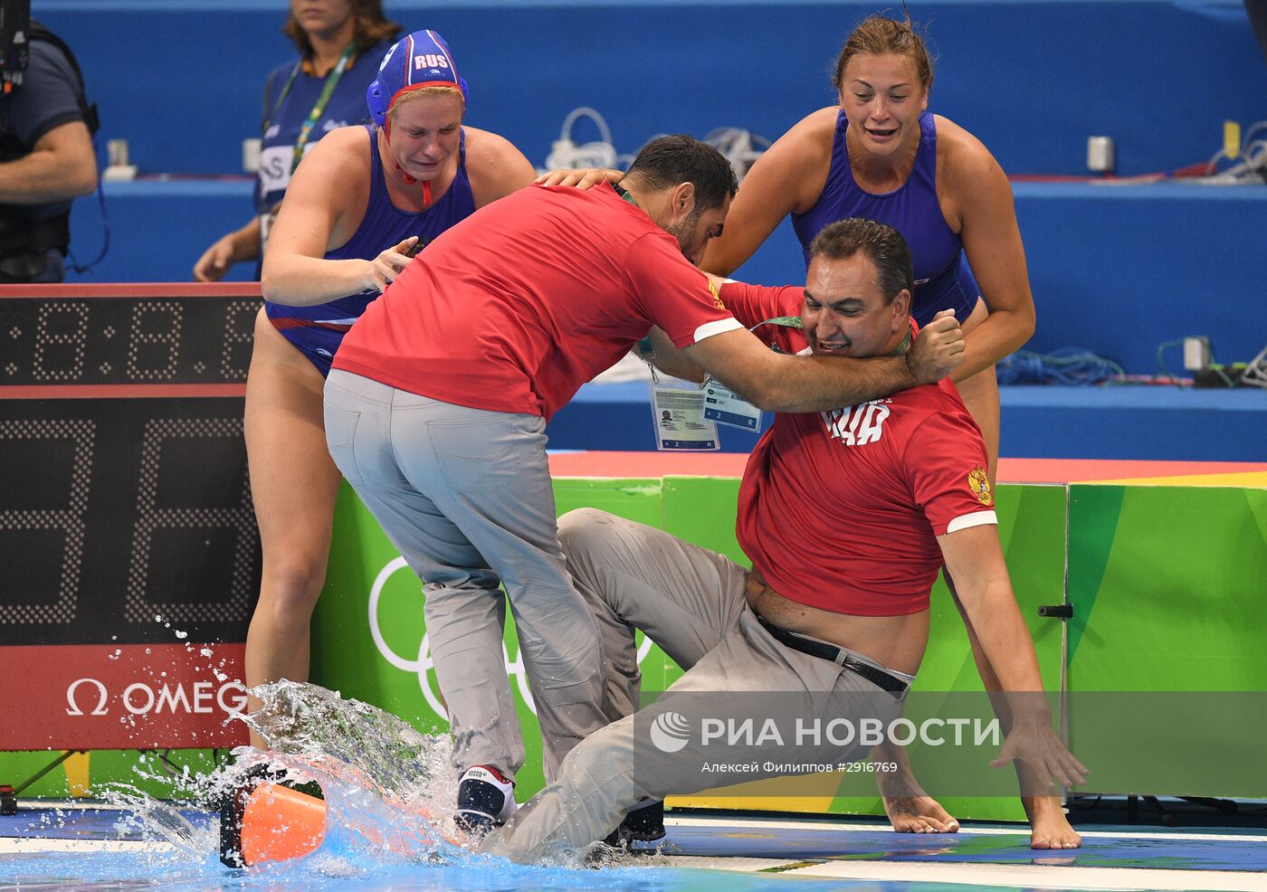 Олимпиада 2016. Водное поло. Женщины. Матч Венгрия - Россия