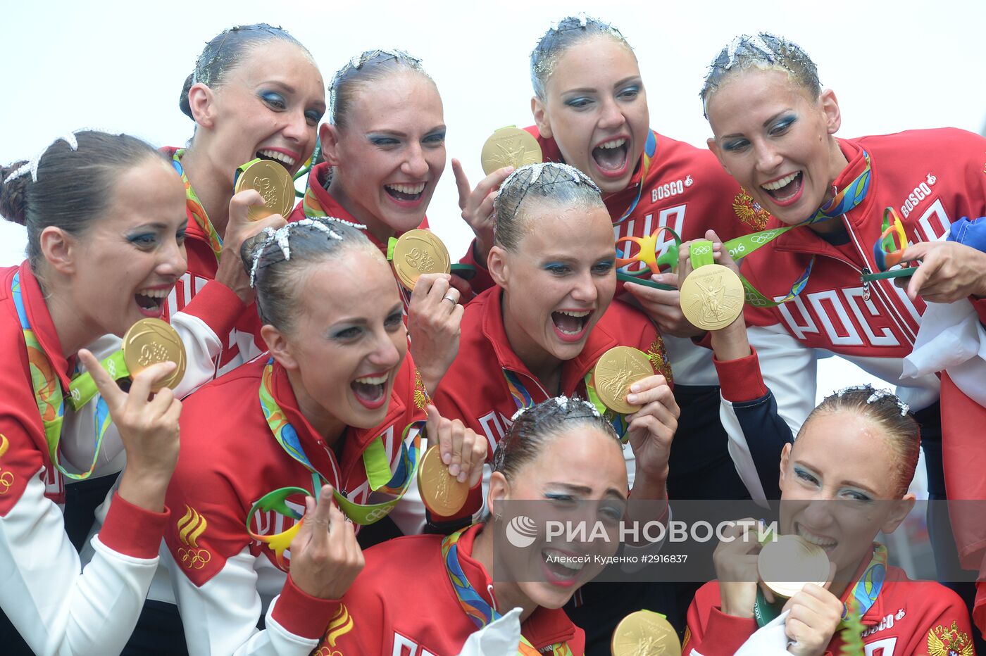 Олимпиада 2016. Синхронное плавание. Группы. Произвольная программа