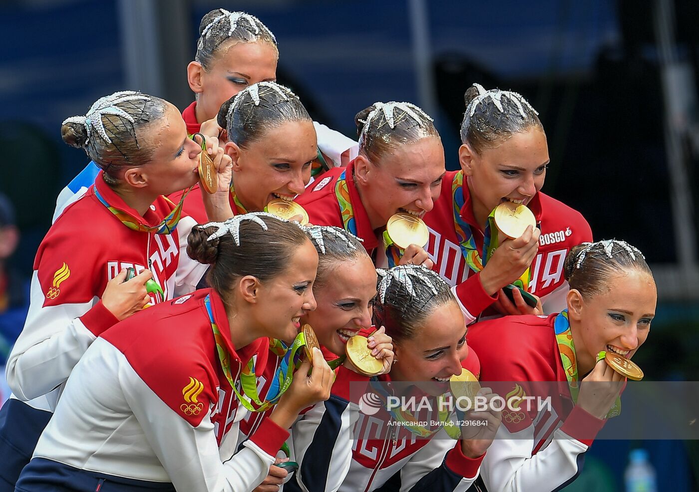 Олимпиада 2016. Синхронное плавание. Группы. Произвольная программа