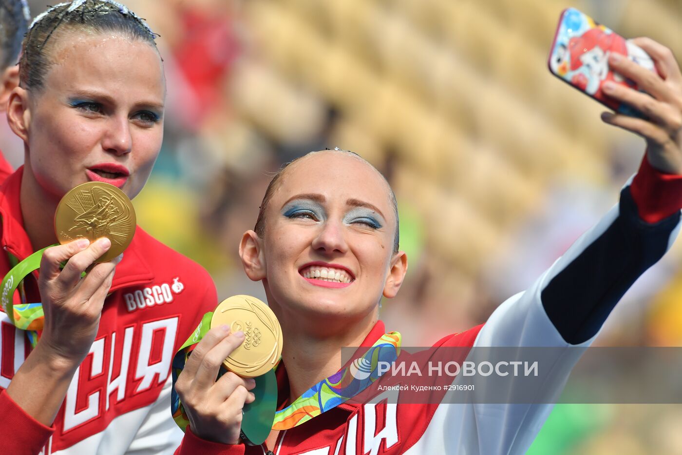 Олимпиада 2016. Синхронное плавание. Группы. Произвольная программа