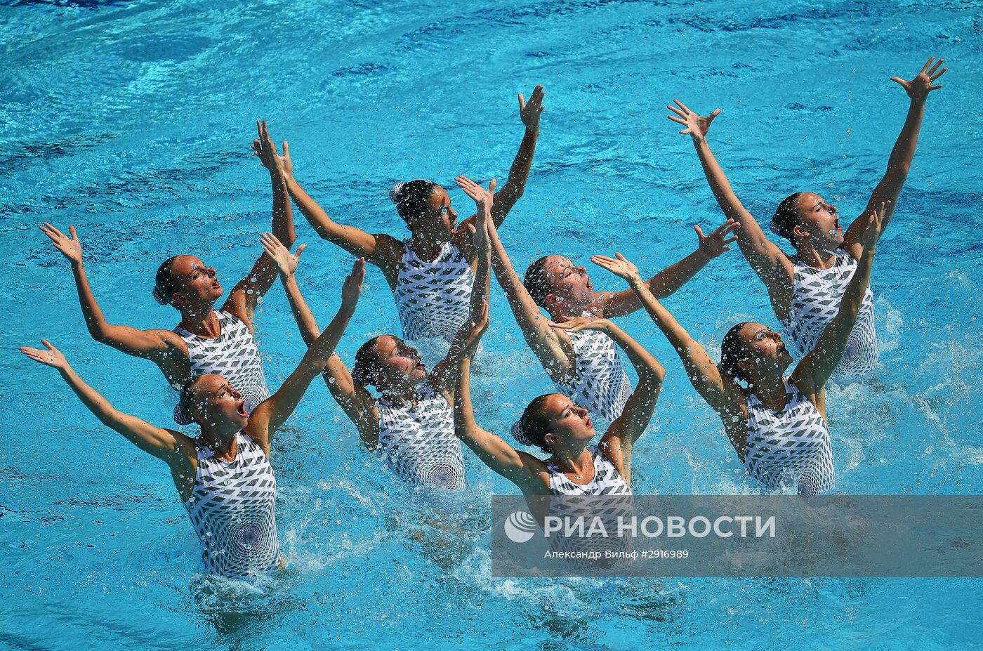 Олимпиада 2016. Синхронное плавание. Группы. Произвольная программа