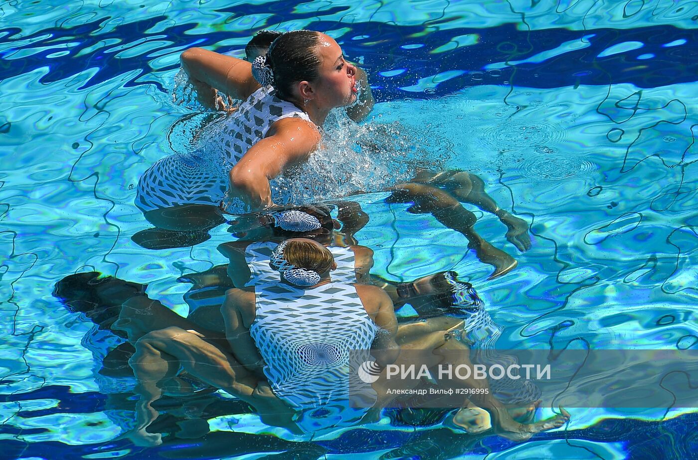 Олимпиада 2016. Синхронное плавание. Группы. Произвольная программа