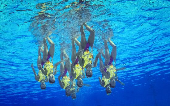 Олимпиада 2016. Синхронное плавание. Группы. Произвольная программа