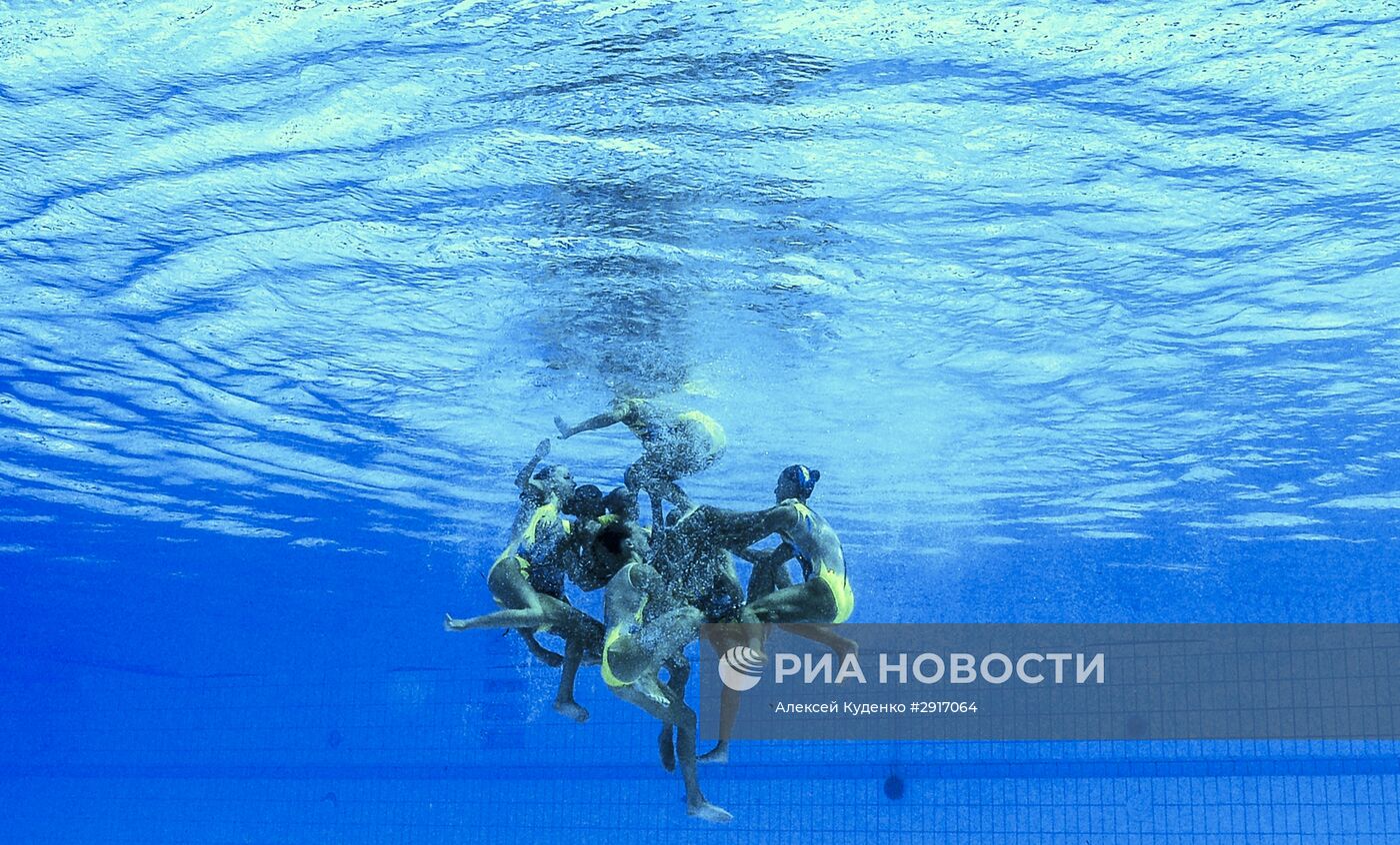 Олимпиада 2016. Синхронное плавание. Группы. Произвольная программа