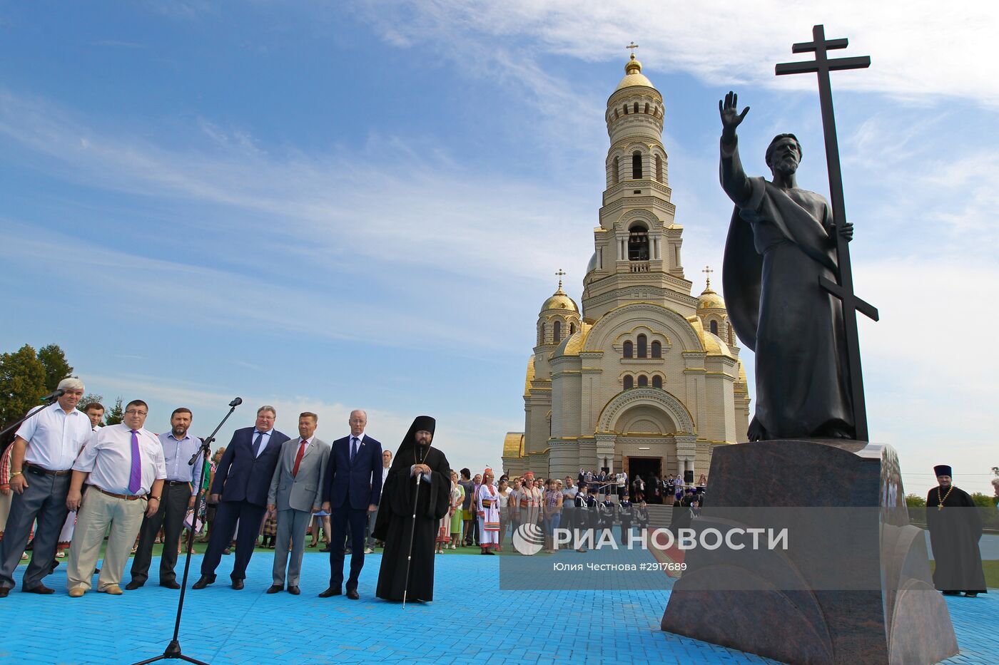 Открытие памятника Святому Апостолу Андрею Первозванному в Мордовии