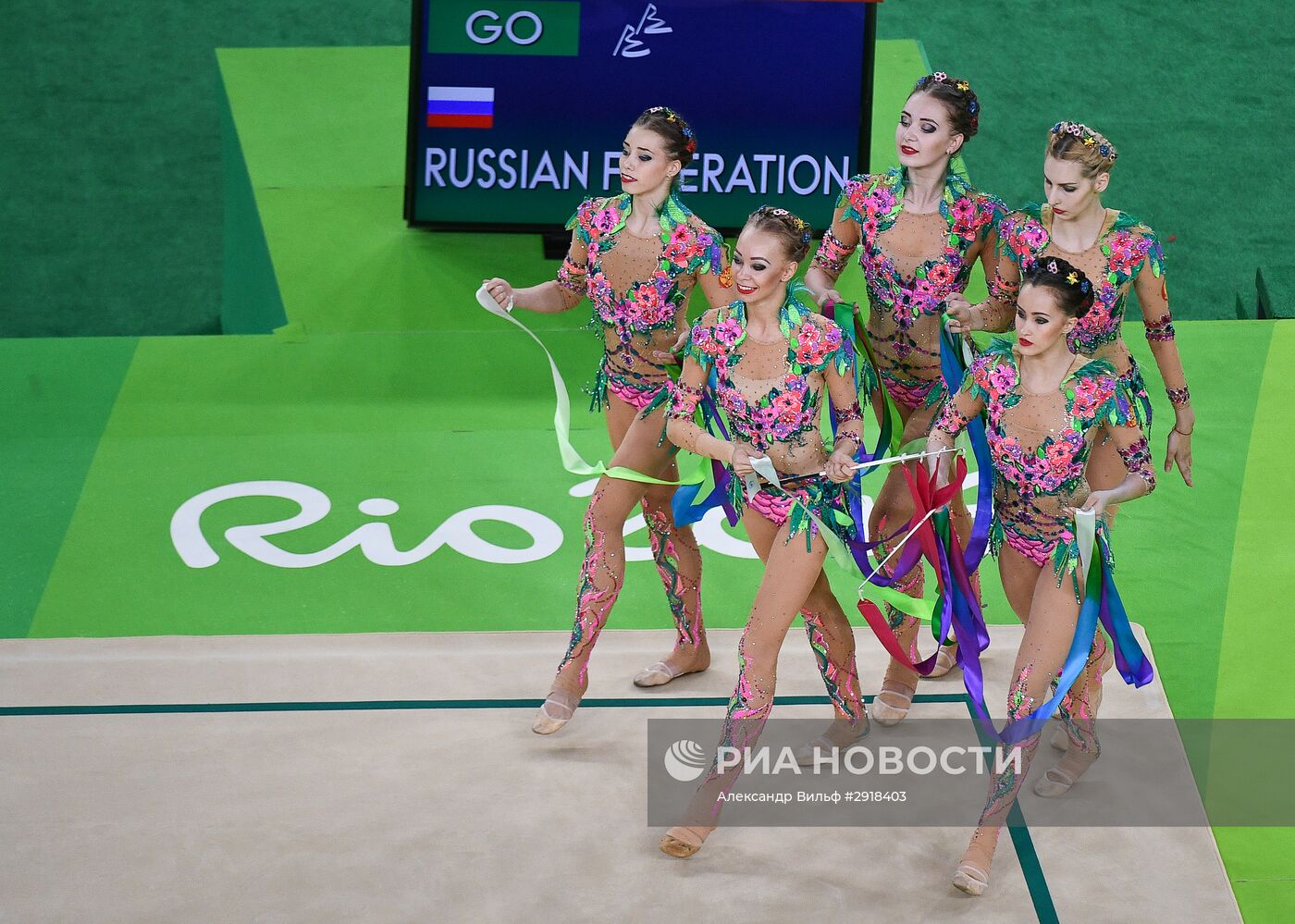 Олимпиада 2016. Художественная гимнастика. Группы. Финал