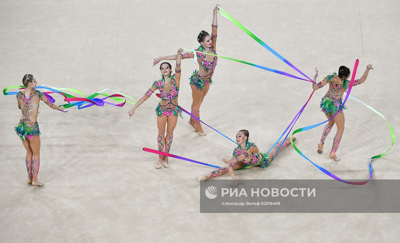 Олимпиада 2016. Художественная гимнастика. Группы. Финал