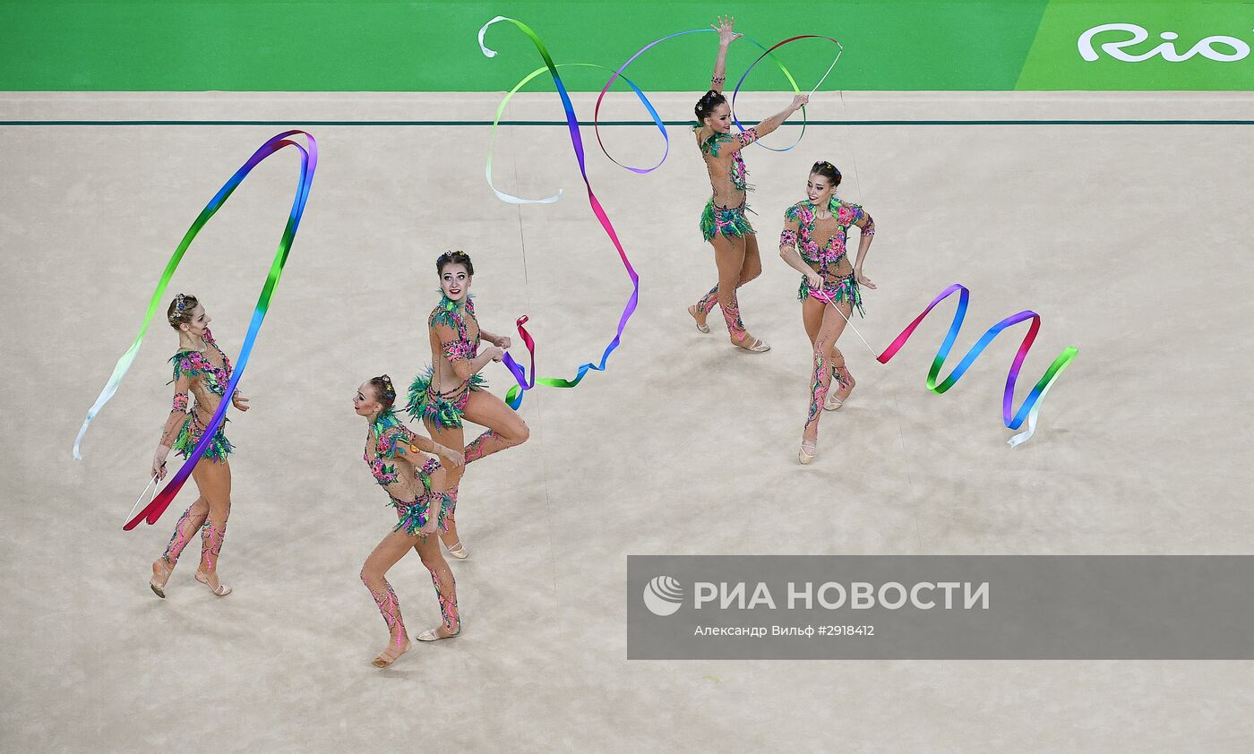 Олимпиада 2016. Художественная гимнастика. Группы. Финал