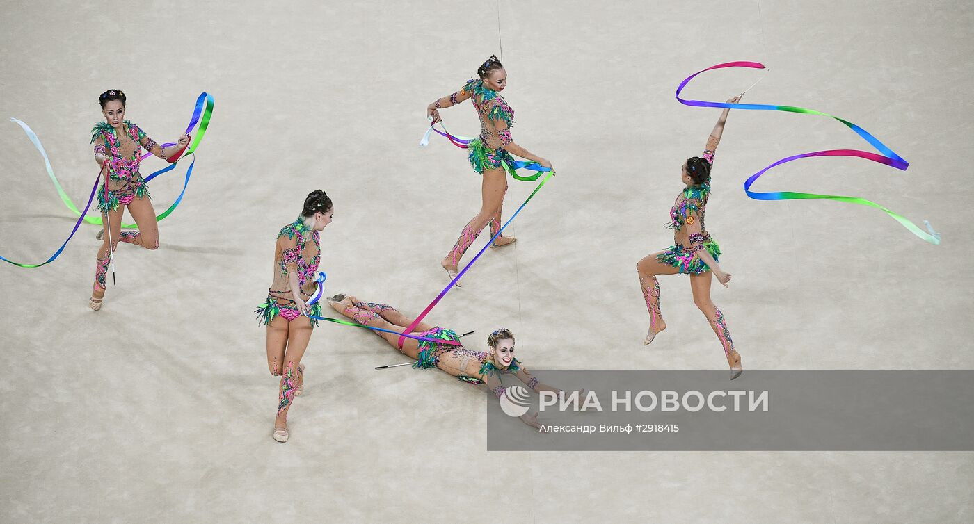 Олимпиада 2016. Художественная гимнастика. Группы. Финал