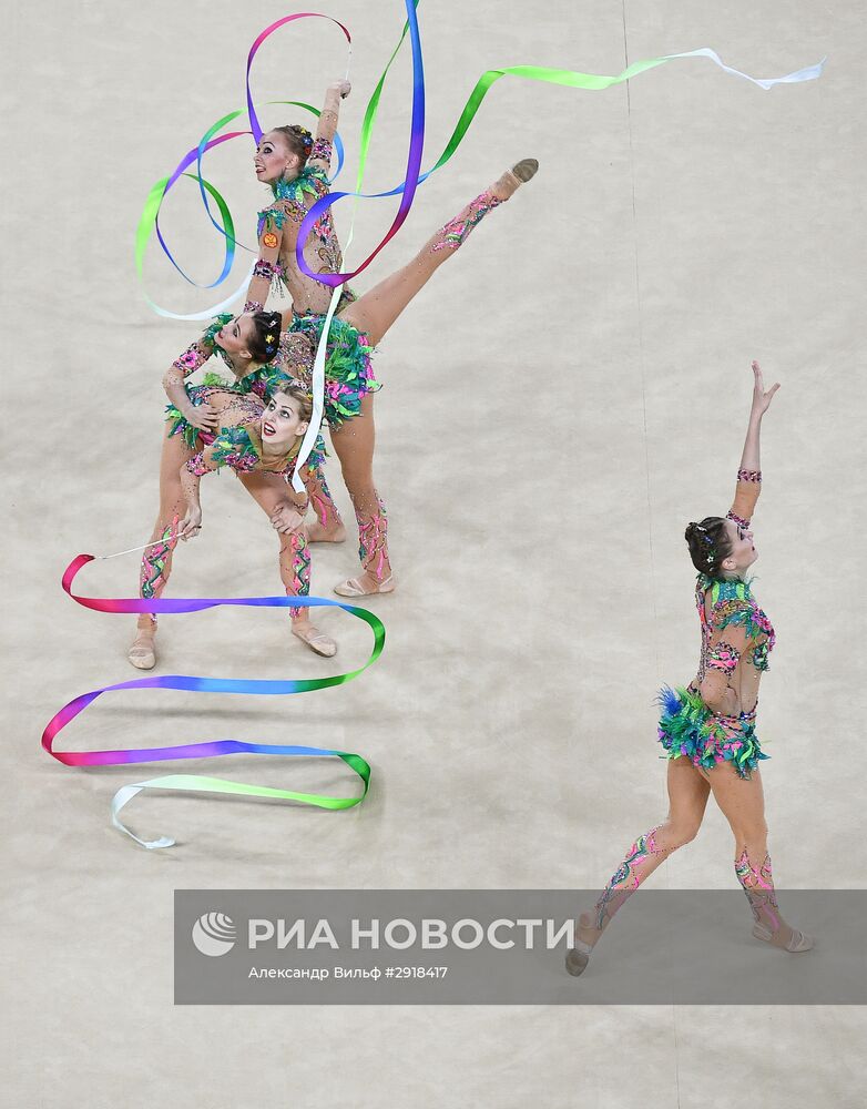 Олимпиада 2016. Художественная гимнастика. Группы. Финал