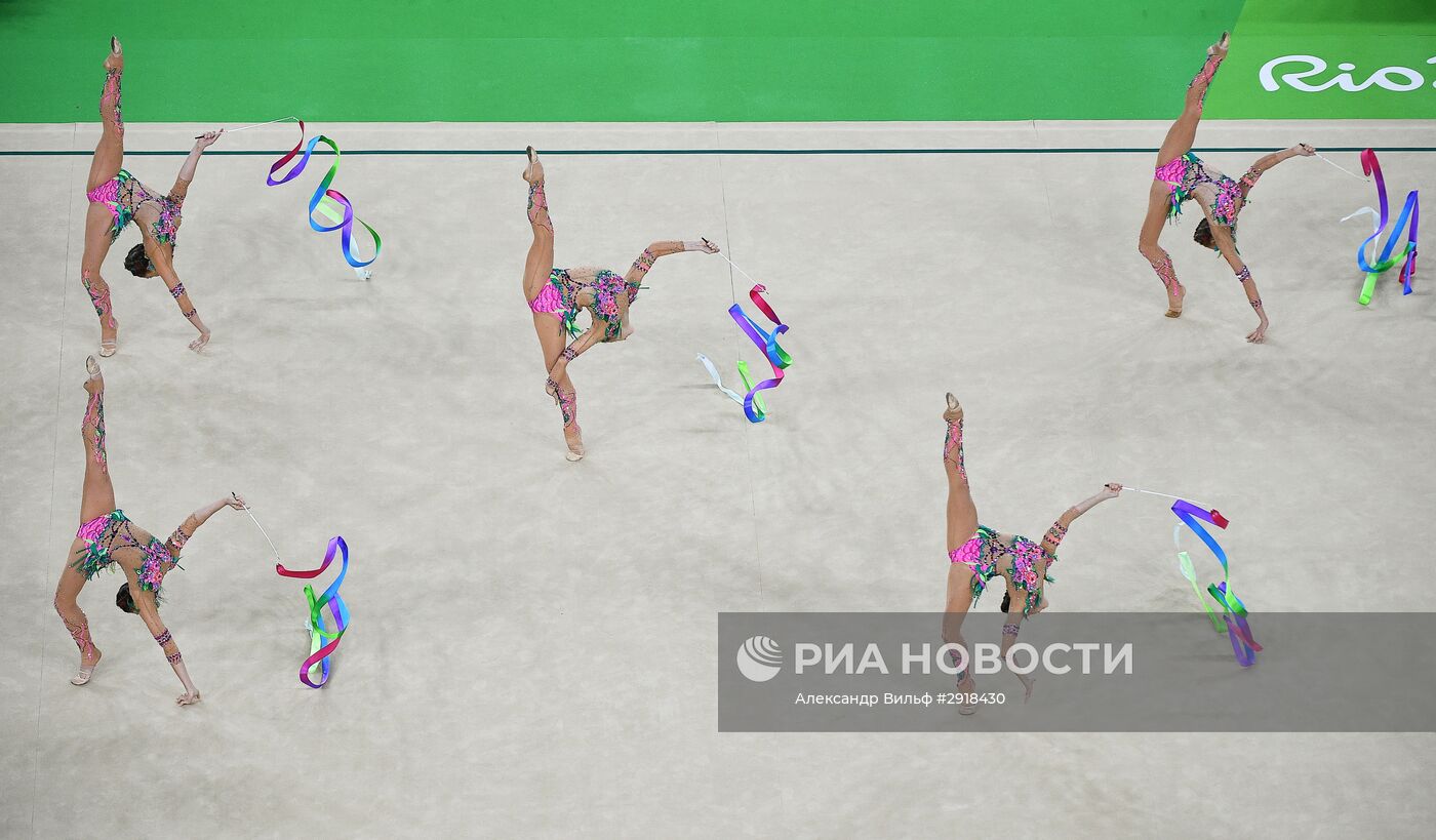 Олимпиада 2016. Художественная гимнастика. Группы. Финал