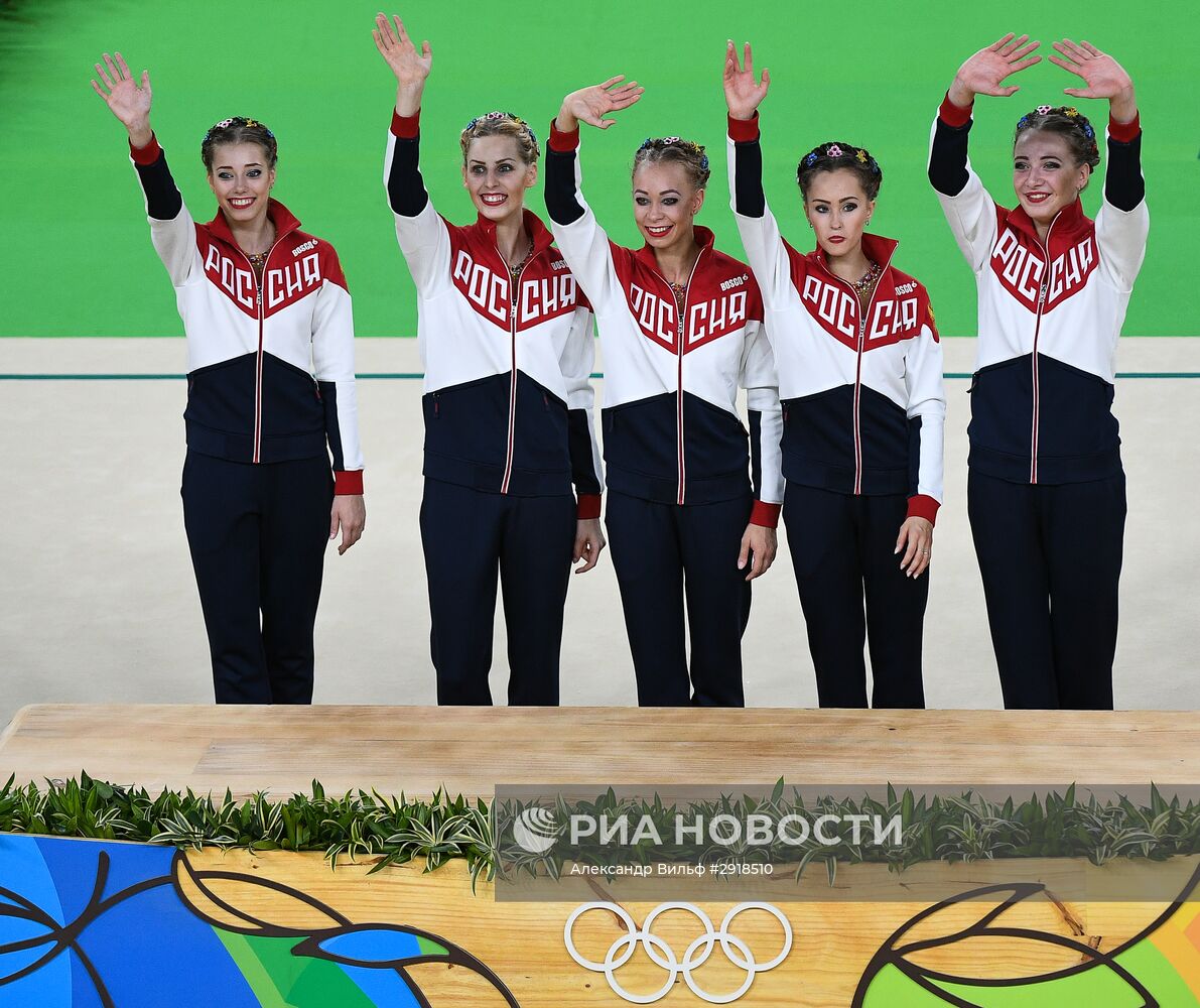 Олимпиада 2016. Художественная гимнастика. Группы. Финал