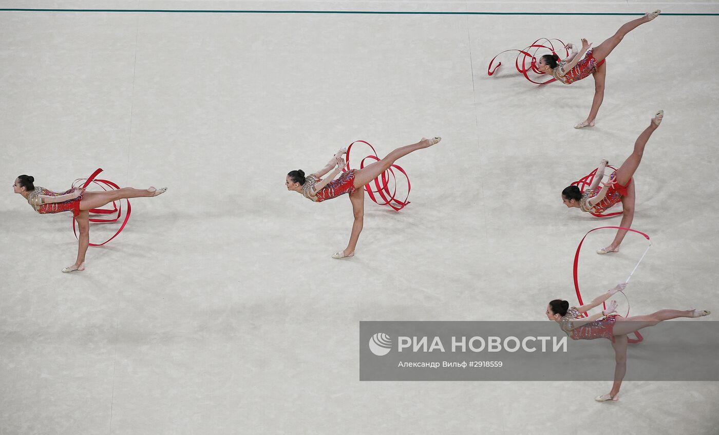 Олимпиада 2016. Художественная гимнастика. Группы. Финал