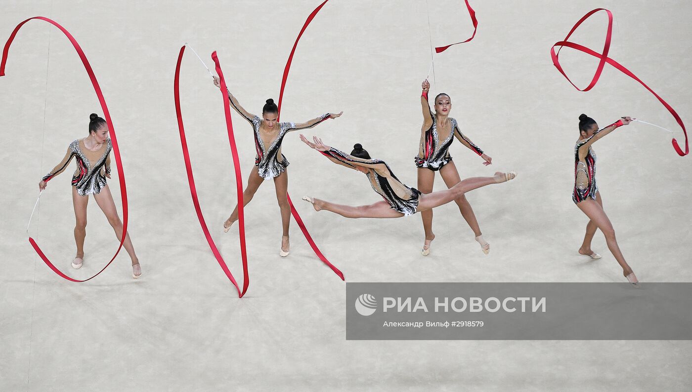Олимпиада 2016. Художественная гимнастика. Группы. Финал