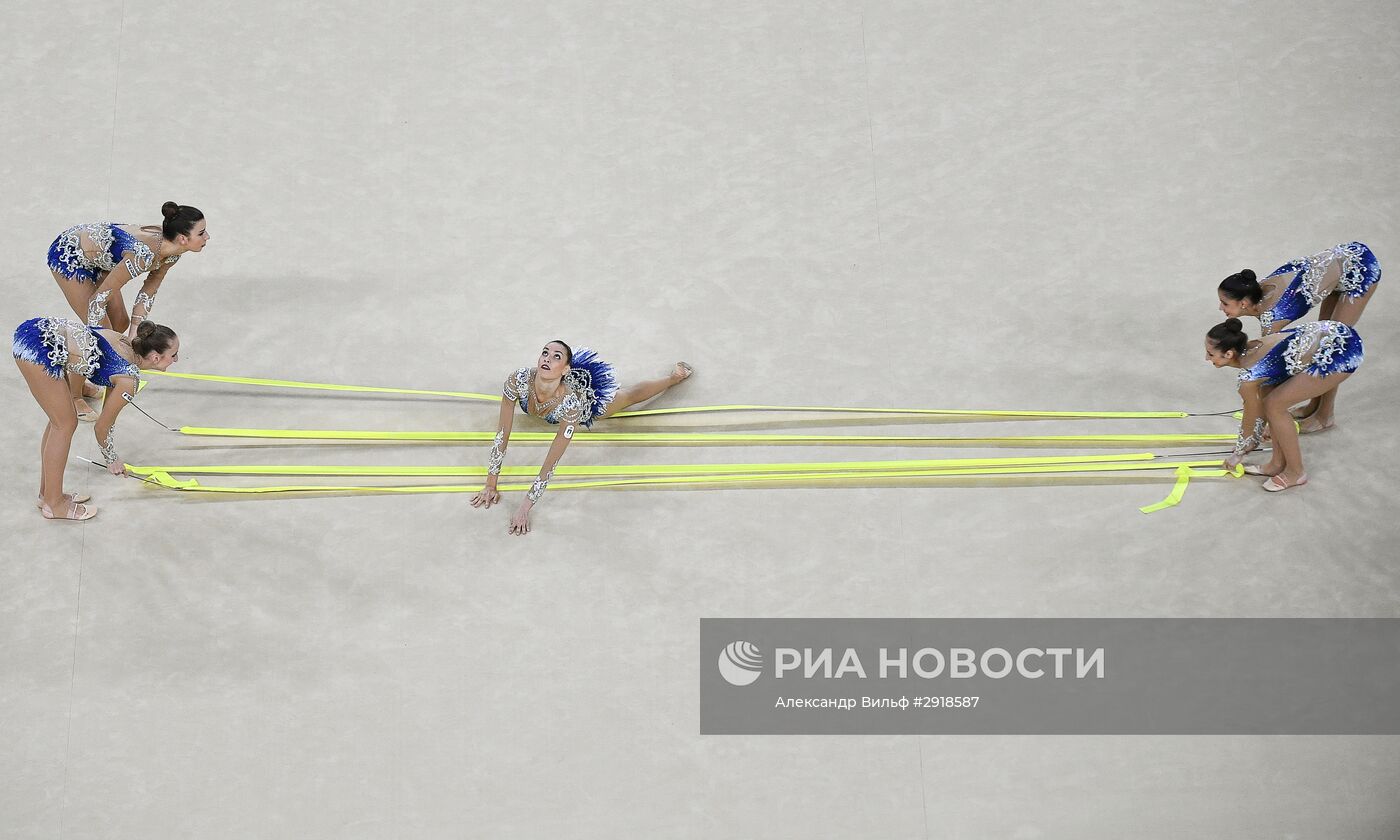 Олимпиада 2016. Художественная гимнастика. Группы. Финал