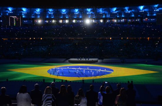 Церемония закрытия XXXI летних Олимпийских игр в Рио-де-Жанейро