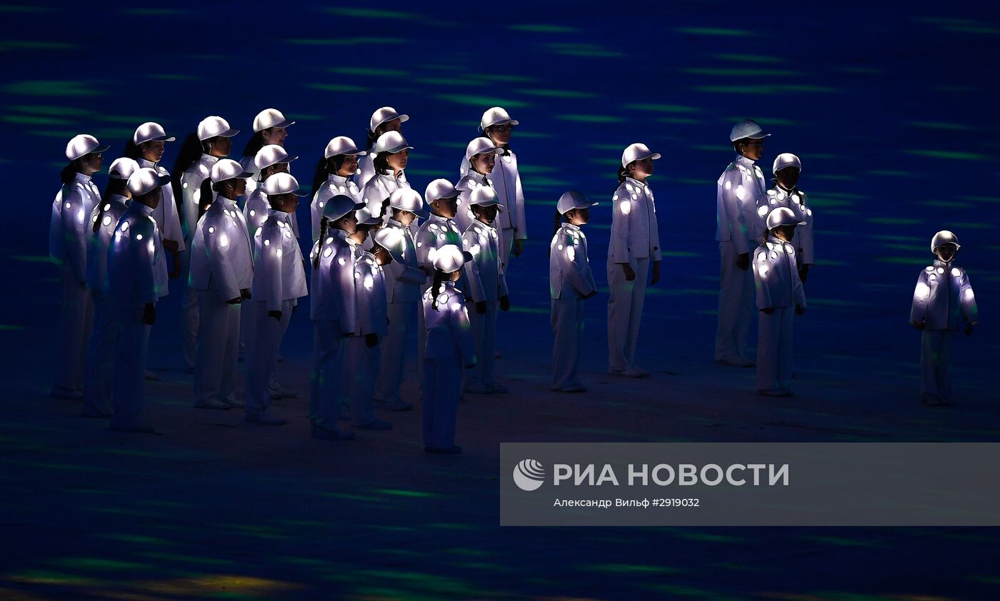 Церемония закрытия XXXI летних Олимпийских игр в Рио-де-Жанейро