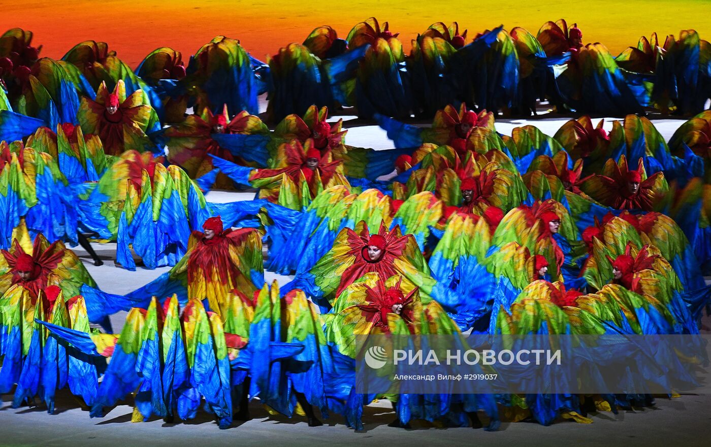 Церемония закрытия XXXI летних Олимпийских игр в Рио-де-Жанейро