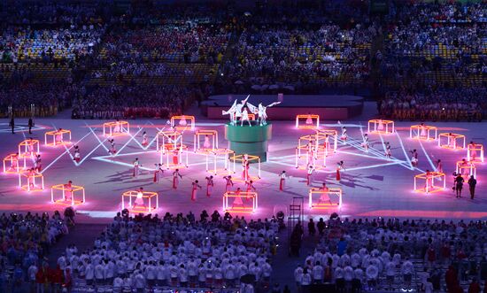 Церемония закрытия XXXI летних Олимпийских игр в Рио-де-Жанейро