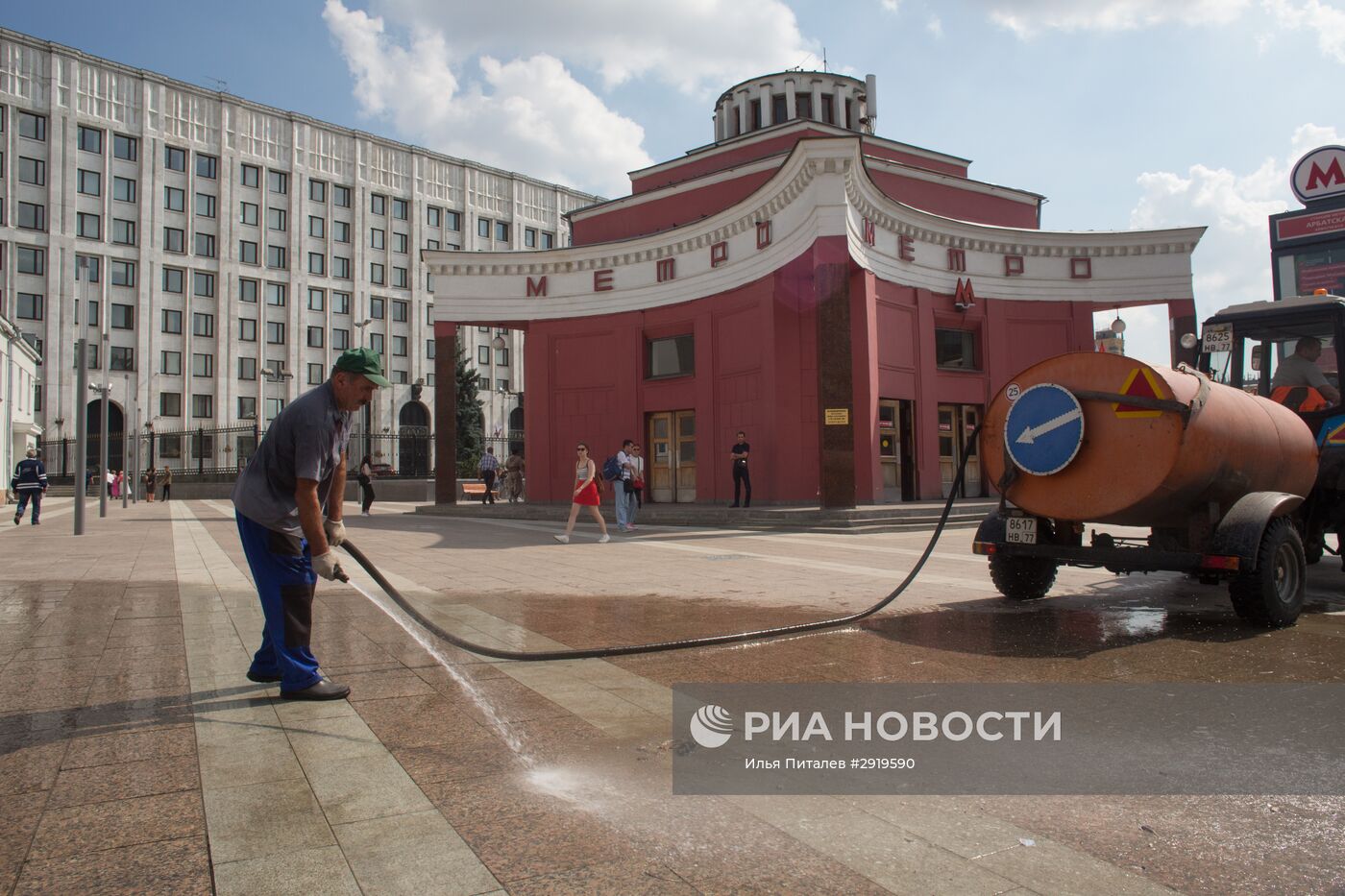 Благоустройство Арбатской площади