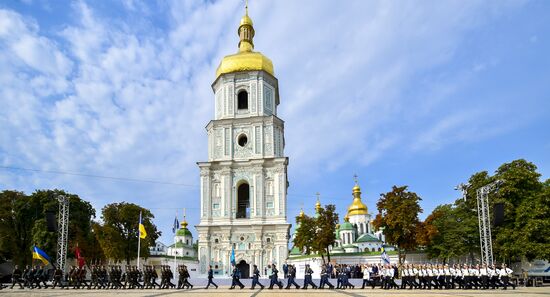 Праздничные мероприятия, посвященные Дню флага Украины