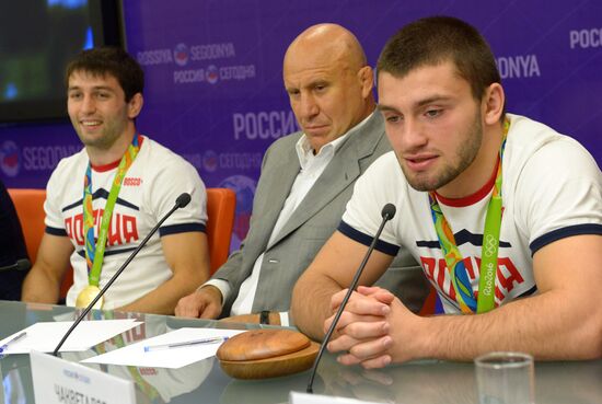 Пресс-конференция представителей Федерации спортивной борьбы России