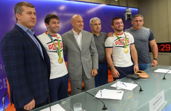 Пресс-конференция представителей Федерации спортивной борьбы России
