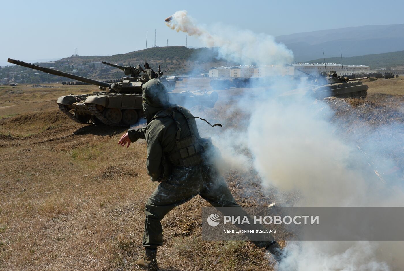 Тактические занятия мотострелковой бригады ЮВО МО РФ в Дагестане