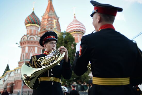 Репетиция фестиваля "Спасская башня"